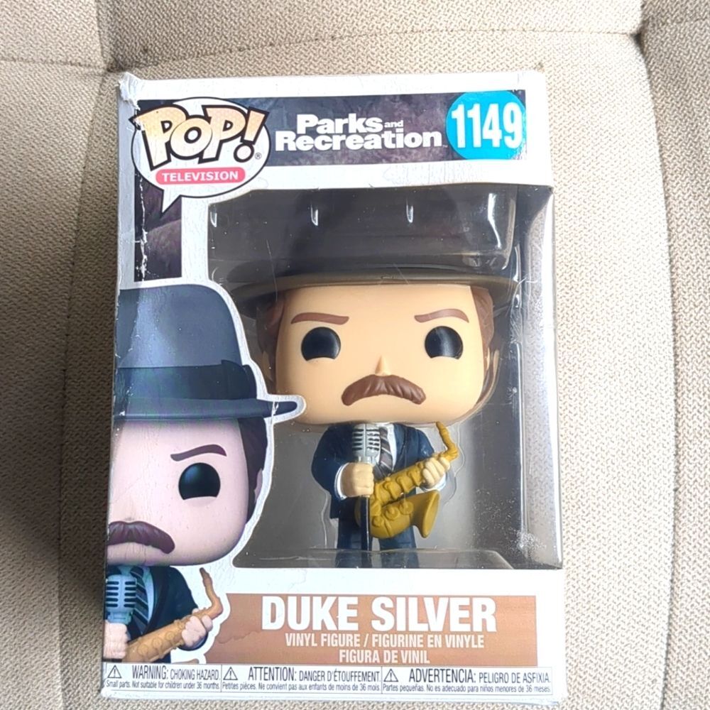 Funko Pop! Vinyl: Television Parks and Recreation Duke Silver 1149 New In Box